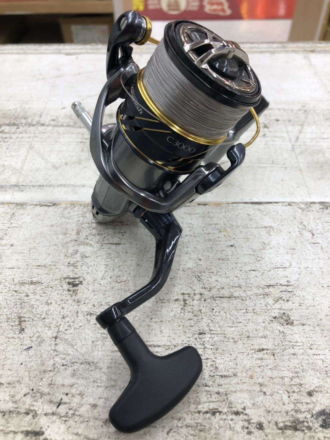 SHIMANO 16ヴァンキッシュC3000SDH ダブルハンドル 良品 シマノ