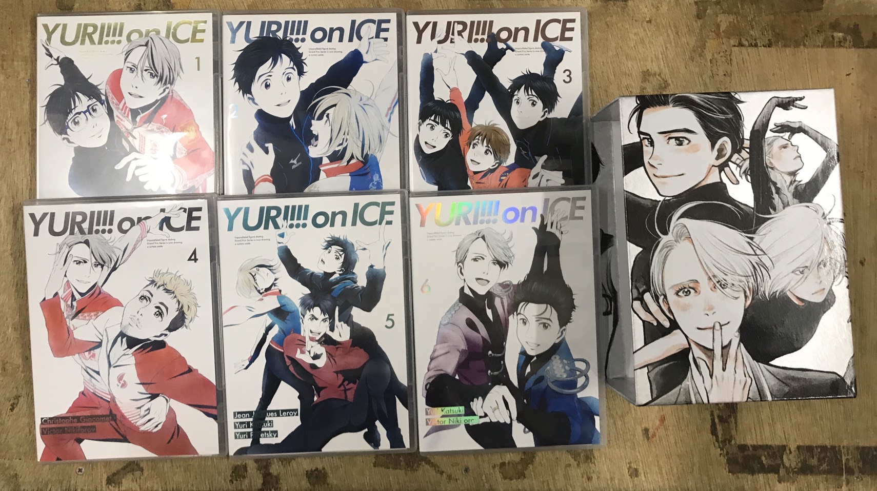 ユーリ!!! on ICE DVD 全6巻セット 全巻購入特典 BOX+漫画 - アニメ