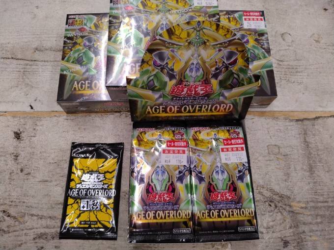 最新作の 遊戯王 AGE OVERLORD 未開封340パック OF 遊戯王OCG デュエル 