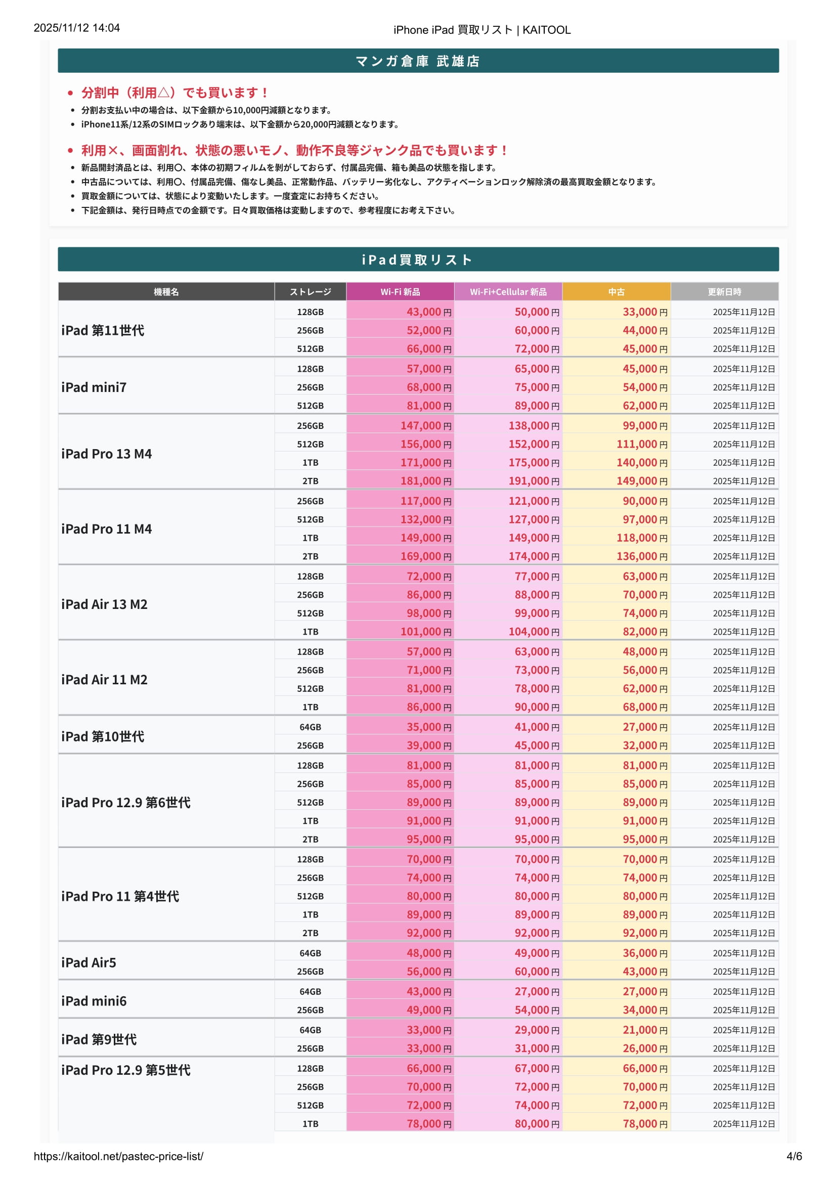スマホ・タブレット・携帯電話 Webチラシ #iPhone買取 ＃iPad買取